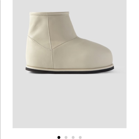 Amina Muaddi Heidi shearling-lined leather platform ankle boots - Picture 4 of 6